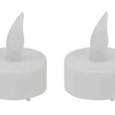 THEELICHT SET2 LED WIT OP KAART INCL.2 CR2032 BATT
