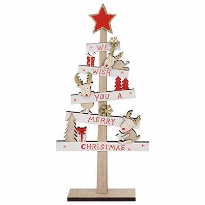 KERSTBOOM WE WISH YOU ROOD WIT KERSTBOOM WE WISH YOU ROOD WIT