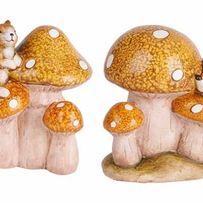 PADDENSTOELEN SQUIREL AND HEDGEHOG 2ASS BRUIN