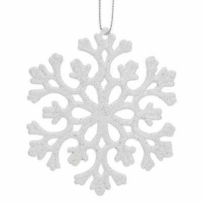 HANGER FLAKE GLITTER WIT KUNST