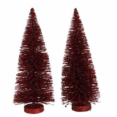 KERSTBOOM SET2 GLITTER BORDEAUX KERSTBOOM SET2 GLITTER BORDEAUX