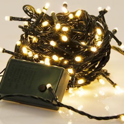 SPARKLE LIGHT LED 8M 120L WARM WIT GROENE DRAAD