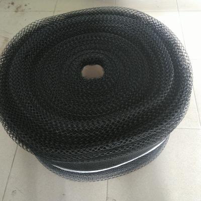 Zwarte boomnet /polynet op rol 100 m.