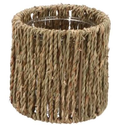 INCA NATURAL HOLDER GLASS 14X14CM