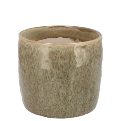 IRON STONE SAND GLAZED POT