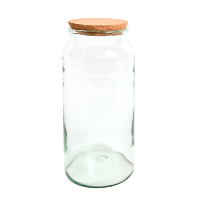 Halfopen terrrarium fles L