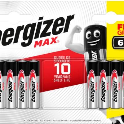 ENERGIZER MAX LR03 AAA BL6+2 PROMO