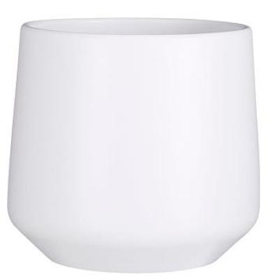 Amber pot rond wit mat 
