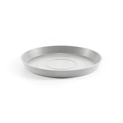 Saucer Round White Grey