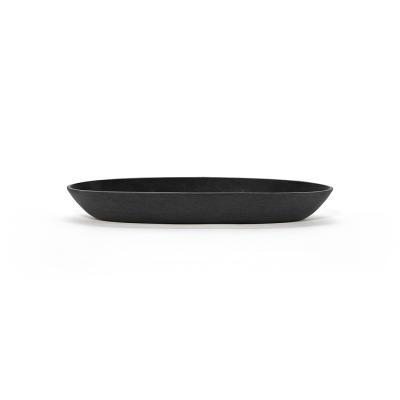 Saucer Sofia Oval Dark Grey