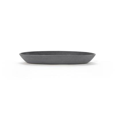 Saucer Sofia Oval Grey