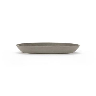 Saucer Sofia oval taupe