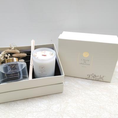 GIFTBOX KAARS 210GR+GEURSTOKJES 150ML COCO CILOU