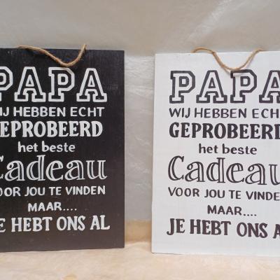 Panneau / tekstbord 30x40cm
