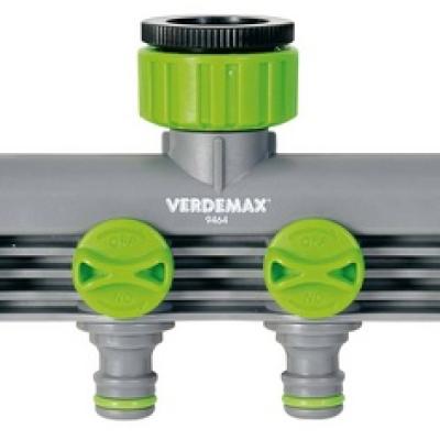 Verdemax - 4-weg waterverdeler 1/2" - 3/4"