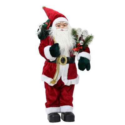 Kerstman kerstrood polyester Kerstman kerstrood polyester