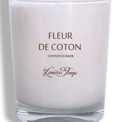 BOUGIE VEGETALE - FLEUR DE COTON