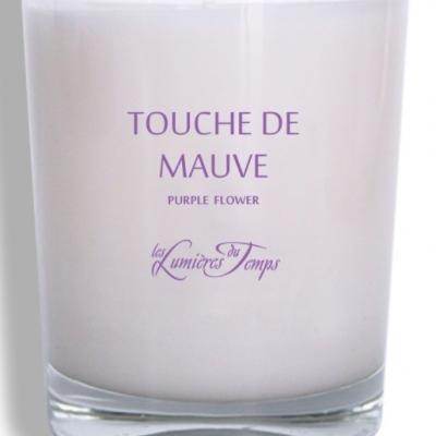 BOUGIE VEGETALE - TOUCHE DE MAUVE