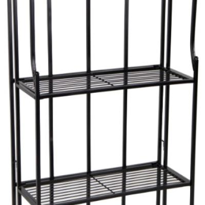 Baron Etagere 4 Shelf Black L50W21H131