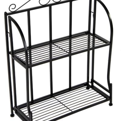 Baron Etagere 2 Shelf Black L50W21H64