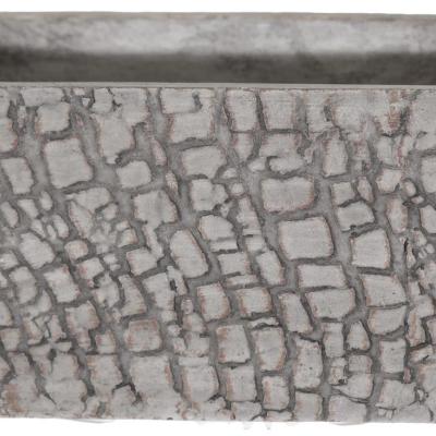 Arica Oval Grey L24W11.5H11