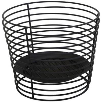 Cozy Spiral Firebasket Black D38H40