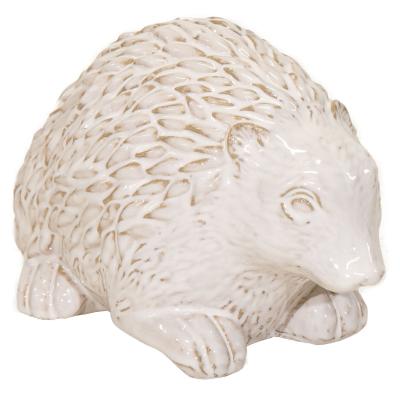 Dual Deco Hedgehog White L25W15H15