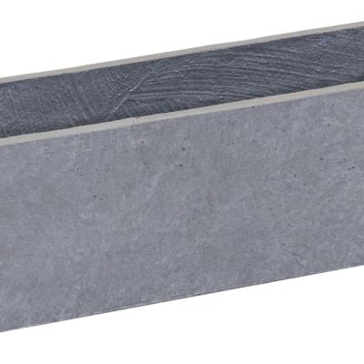 Clayfibre Balconybox Str Auth Grey 40 cm
