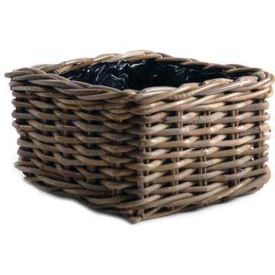 Lana Square Low Naturel - vierkante mand