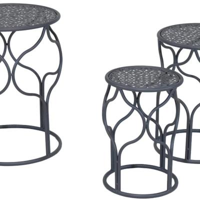 Mozart Plant Table Low Grey