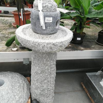 Bird Feeder Lantern graniet met rechte voet
