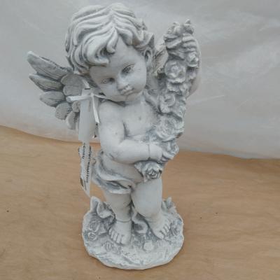 Witsteen Engel A17  met plantpot  H 43 cm  8 Kg