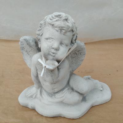 Witsteen Engel A28 met vleugels  H 23 cm  3.5 Kg