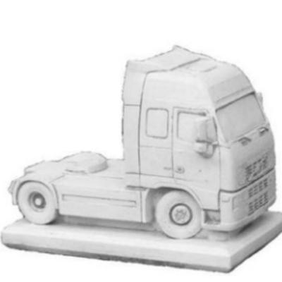 Witsteen vrachtwagen Volvo