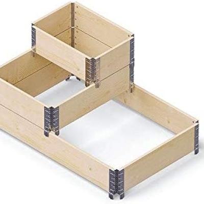 Moestuinbak in trapvorm naturel 80x30/80x60/120x80x58,5cm