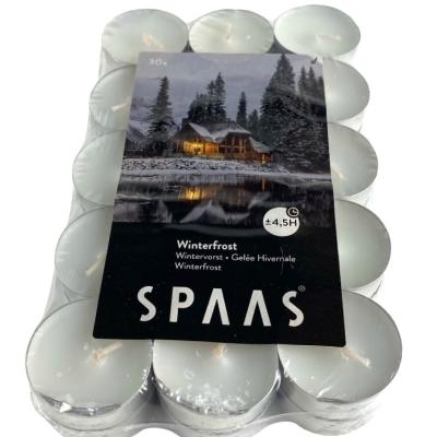 Spaas Theelicht Wintervorst 30 st Spaas Theelicht Wintervorst 30 st