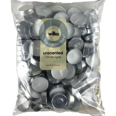 Theelichten Wilko 3,5 h zak 100 st.- PROMO