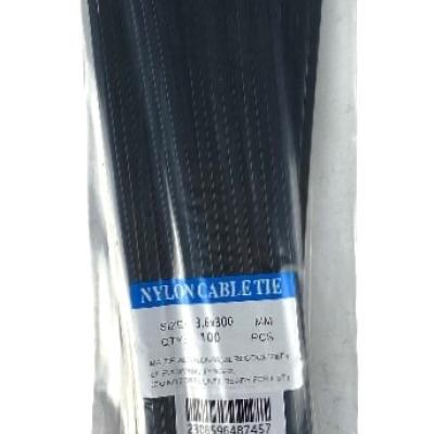 Spanriem - Kabelbinders zwart 30 cm - 100 st