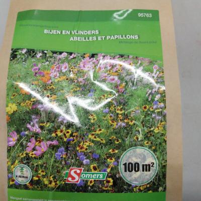 Bloemenzaden voor Bijen en vlinders 100 m²