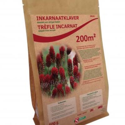 Groenbemester Inkarnaatklaver rood 500 gr.