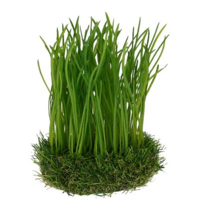Grass on bales, D12H20cm, green