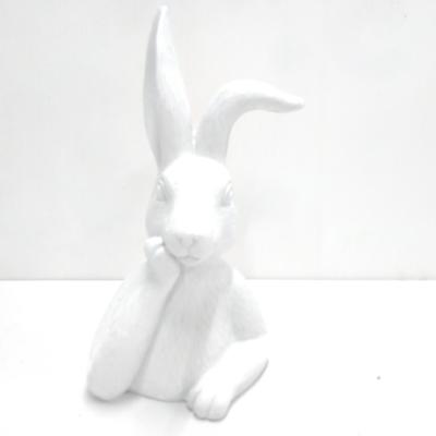 Pl.rabbit"Nagold", matt white