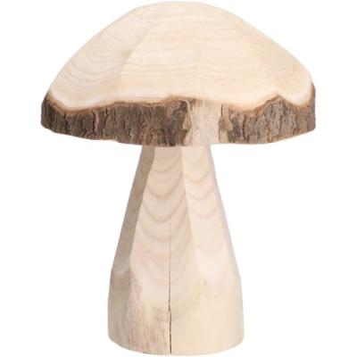 Houten paddenstoel 'Howard' Naturel