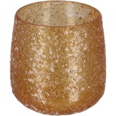 Glazen Windlicht "Brant" Gold