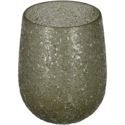 Glazen Windlicht "Brant" Groen